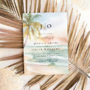 Buscar playa tropical boda invitaciones Elegante