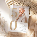 Buscar oro 50 invitaciones Simple