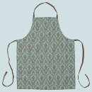 Buscar damask delantales Azul