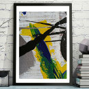 Buscar azul y negro arte Amarillo