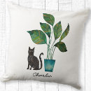 Buscar gato negro cojines Moderno