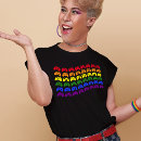 Buscar bandera del orgullo gay camisetas Salir