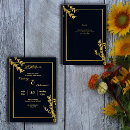 Buscar lujo del 11x14 verticales boda invitaciones Oro