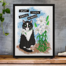 Buscar gato blanco posters Gato de esmoquin