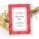 Buscar casero rojo invitaciones General y unisex