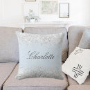 Buscar azul y plata cojines Para ella