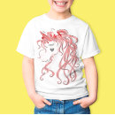 Buscar rosa y gris camisetas Unicornio