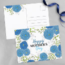 Buscar hojas azules postales Para ella
