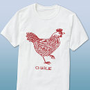 Buscar pollo camisetas 7 º morada