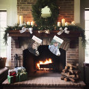 Buscar niños calcetines navideños Foto