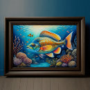 Buscar naranja y turquesa posters Colorido