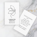 Buscar logotipo del peluquero tarjetas de visita Salón de belleza