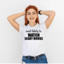 Buscar terror camisetas Película