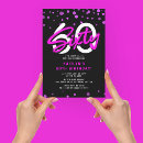 Buscar rosa del neón invitaciones Moderno