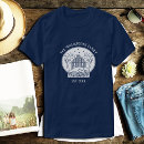 Buscar ancla de mar camisetas Azul marino