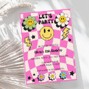 Buscar retro invitaciones de cumpleaños Groovy