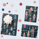 Buscar robot retro papel de regalo Vintage