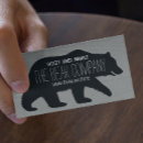 Buscar oso tarjetas de visita campo