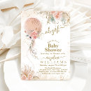 Buscar globo rosa invitaciones Floral