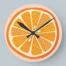 Buscar fruta del verano relojes de pared Naranjas