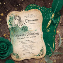 Buscar quinceanera verde invitaciones Para todos