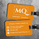 Buscar naranja etiquetas para maletas Mandarina