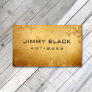 Buscar oro vintage tarjetas de visita Sencillo