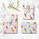 Buscar helado papel de regalo Chica