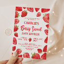 Buscar strawberry invitaciones Dulce de bayeta