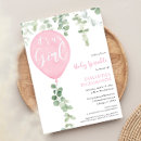 Buscar globos rosados invitaciones Chica