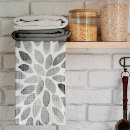 Buscar monocromático paños de cocina Gris