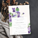 Buscar violeta invitaciones Flores silvestres