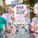 Buscar leopardo rosado invitaciones Safari