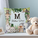 Buscar niño cojines Monograma