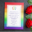 Buscar lesbiano boda invitaciones Elegante