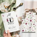 Buscar 6 años invitaciones Floral