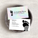 Buscar pies tarjetas de visita Terapia de masaje