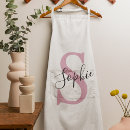 Buscar monogram delantales Para todos