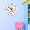 Buscar dinosaurio lindo relojes de pared Dinosaurios