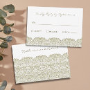Buscar cordón tarjetas rsvp Flores