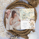 Buscar náutico invitaciones embarazada bebe Ahoy es un chico