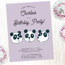 Buscar oso panda invitaciones Para todos