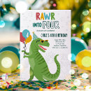 Buscar dino roar invitaciones Fiesta de dinosaurio