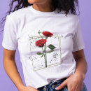 Buscar dibujos de rosas camisetas Botánico