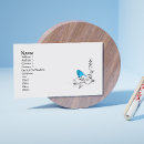 Buscar felicidad tarjetas de visita Pájaro