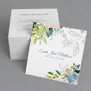 Buscar bodas tarjetas de visita Minimalista