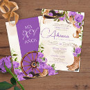 Buscar quinceanera púrpura invitaciones General y unisex