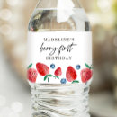 Buscar fresas etiquetas Primer cumpleaños