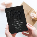Buscar hombres invitaciones de cumpleaños Elegante