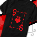 Buscar rey y reina de corazones camisetas Disfraz